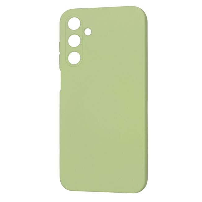 Husa pentru  Samsung Galaxy A25 Liquid Silicone, subțire, captusita cu microfibra, anti amprentă, protectie cameră foto, verde