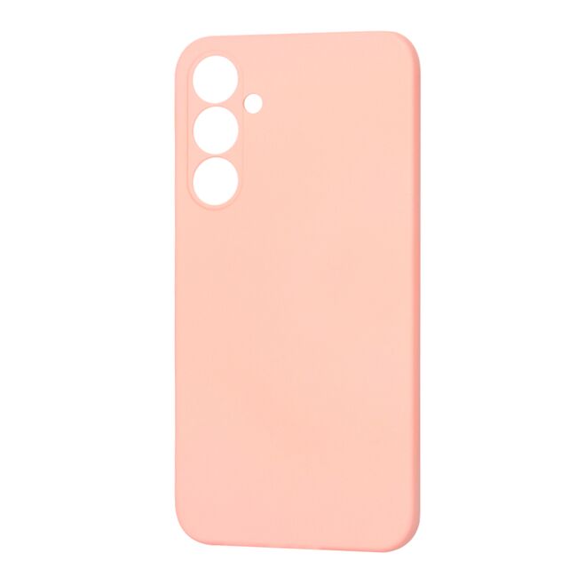 Husa pentru  Samsung Galaxy S23 FE Liquid Silicone, subțire, captusita cu microfibra, anti amprentă, protectie cameră foto, roz