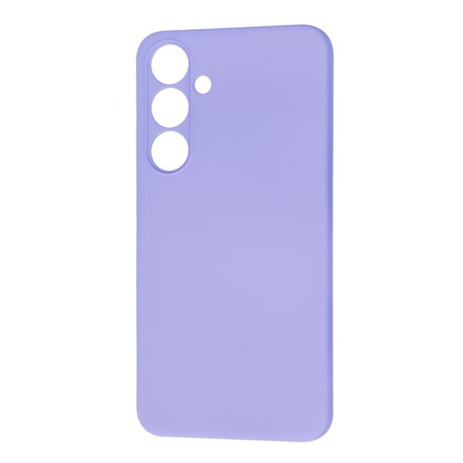 Husa pentru  Samsung Galaxy S24+ Plus Liquid Silicone, subțire, captusita cu microfibra, anti amprentă, protectie cameră foto, lavanda
