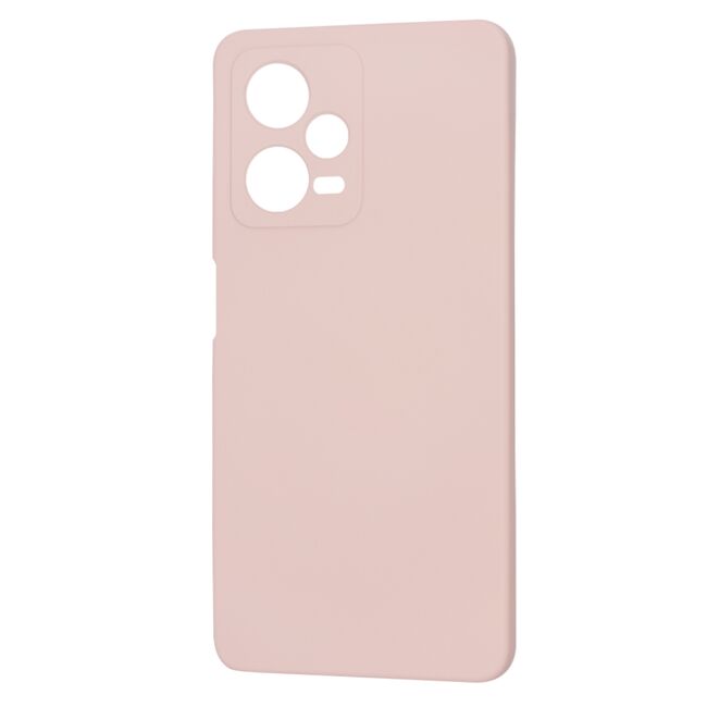 Husa pentru  Xiaomi Redmi Note 12 Pro, Poco X5 Pro Liquid Silicone, subțire, captusita cu microfibra, anti amprentă, protectie cameră foto, roz inchis