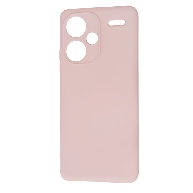 Husa pentru  Xiaomi Redmi Note 13 Pro+ Plus 5G Liquid Silicone, subțire, captusita cu microfibra, anti amprentă, protectie cameră foto, roz inchis