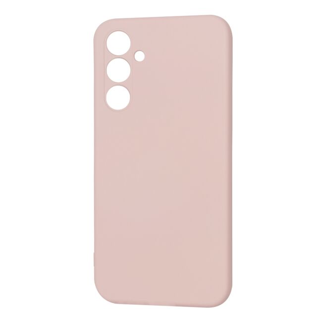 Husa pentru  Samsung Galaxy A54 5G Liquid Silicone, subțire, captusita cu microfibra, anti amprentă, protectie cameră foto, roz inchis