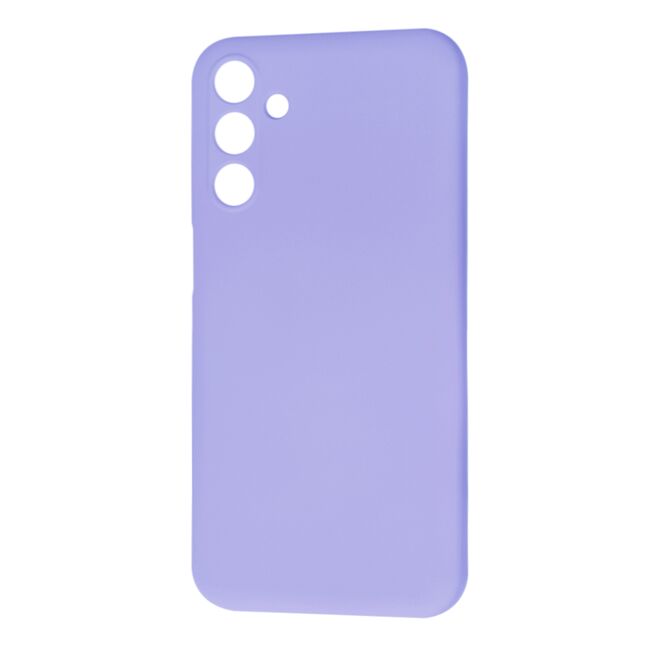 Husa pentru  Samsung Galaxy M15 Liquid Silicone, subțire, captusita cu microfibra, anti amprentă, protectie cameră foto, lavanda
