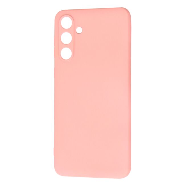 Husa pentru  Samsung Galaxy M55 Liquid Silicone, subțire, captusita cu microfibra, anti amprentă, protectie cameră foto, roz