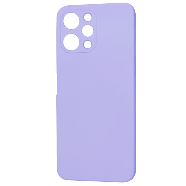 Husa pentru  Xiaomi Redmi 12 5G, Redmi 12 4G Liquid Silicone, subțire, captusita cu microfibra, anti amprentă, protectie cameră foto, lavanda