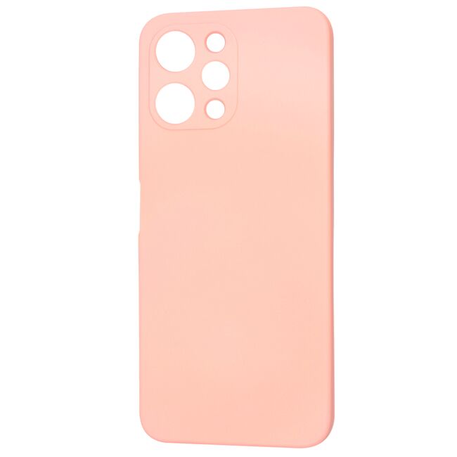 Husa pentru  Xiaomi Redmi 12 5G, Redmi 12 4G Liquid Silicone, subțire, captusita cu microfibra, anti amprentă, protectie cameră foto, roz