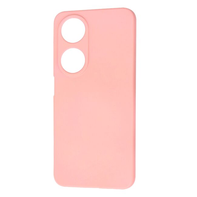 Husa pentru  Honor X7b Liquid Silicone, subțire, captusita cu microfibra, anti amprentă, protectie cameră foto, roz