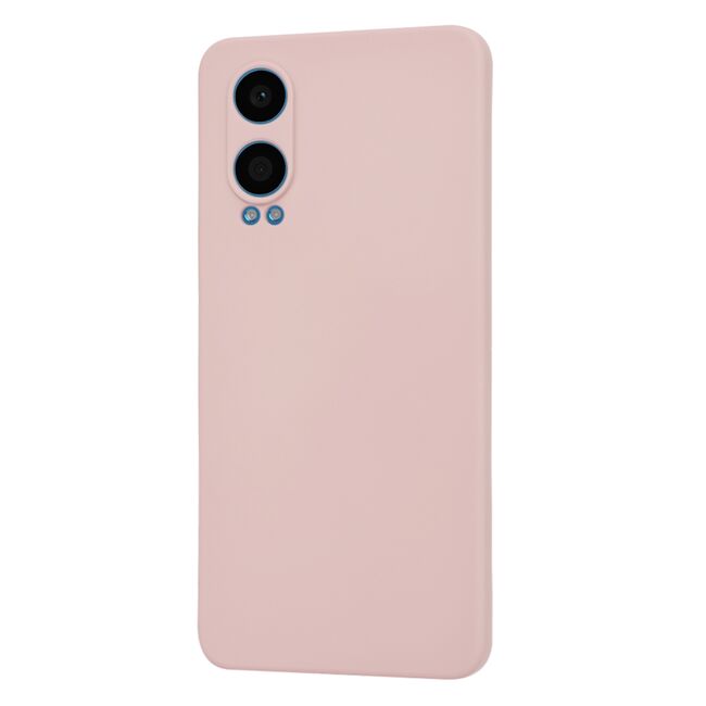 Husa pentru  OnePlus Nord CE4 Lite Liquid Silicone, subțire, captusita cu microfibra, anti amprentă, protectie cameră foto, roz inchis