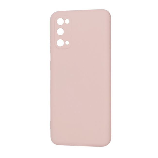 Husa pentru  Samsung Galaxy S20 Liquid Silicone, subțire, captusita cu microfibra, anti amprentă, protectie cameră foto, roz inchis
