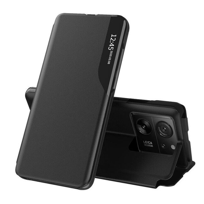 Husa pentru  Xiaomi 13T, 13T Pro tip carte, Smart View, negru