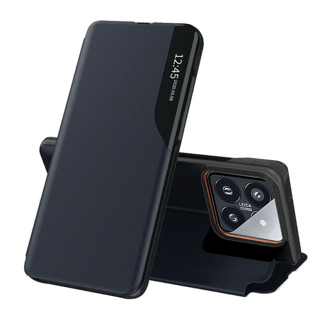 Husa pentru  Xiaomi 14 Pro tip carte, Smart View, albastru