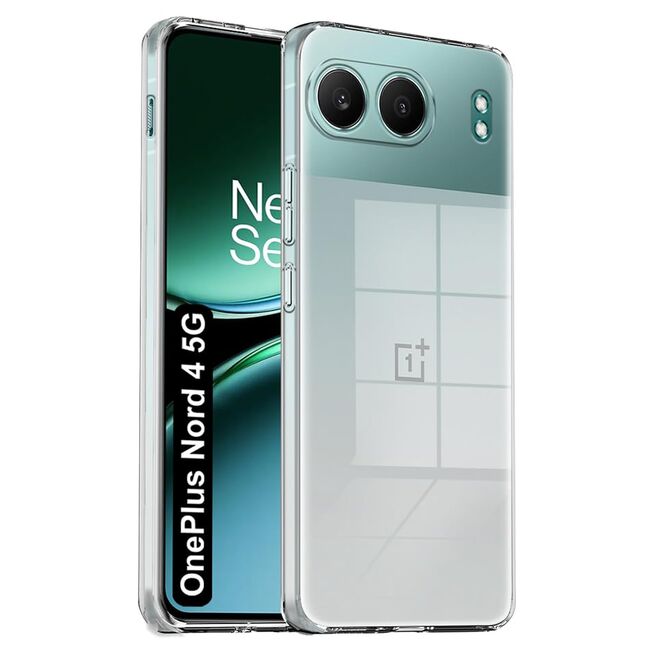 Husa pentru OnePlus Nord 4 Anti-Shock 1.5mm, cu protectie lentile, transparent