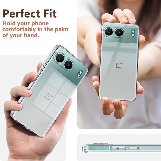 Husa pentru OnePlus Nord 4 Anti-Shock 1.5mm, cu protectie lentile, transparent