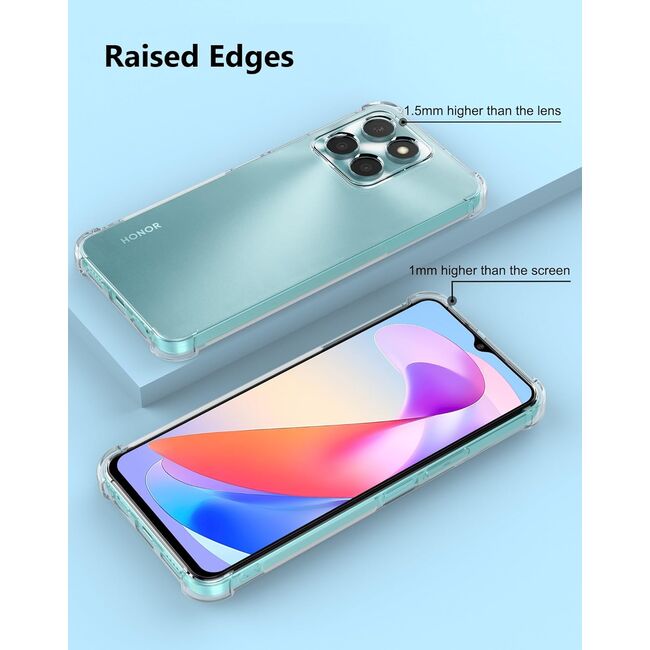 Husa pentru  Honor X6b Slim Anti-Shock 1.5mm reinforced 4 corners, transparent