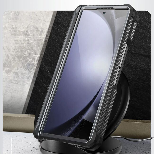 [Pachet 360°] Husa + folie Samsung Galaxy Z Fold 6 I-Blason Armorbox, negru