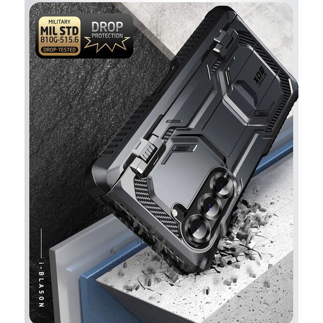 [Pachet 360°] Husa + folie Samsung Galaxy Z Fold 6 I-Blason Armorbox, negru