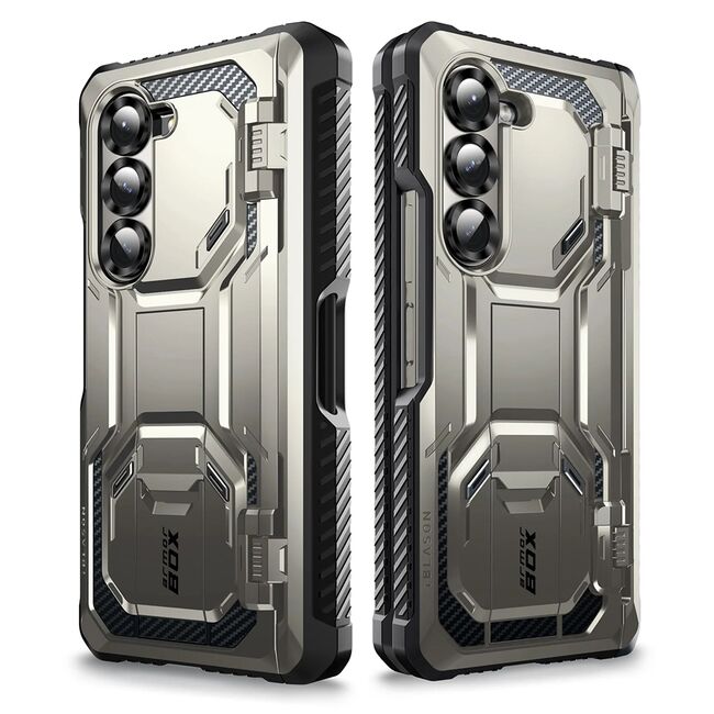 [Pachet 360°] Husa + folie Samsung Galaxy Z Fold 6 I-Blason Armorbox, gri