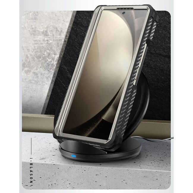 [Pachet 360°] Husa + folie Samsung Galaxy Z Fold 6 I-Blason Armorbox, gri