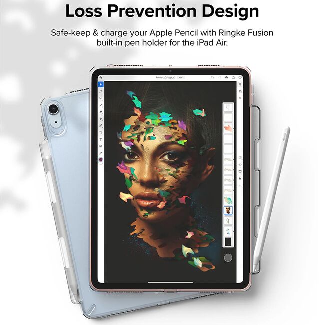 Husa iPad Air 11 2024 / 2025​ M2, M3 Ringke Fusion, transparenta