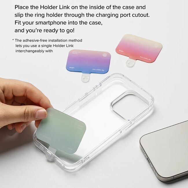 Suport snur telefon Ringke Holder Link, Aurora