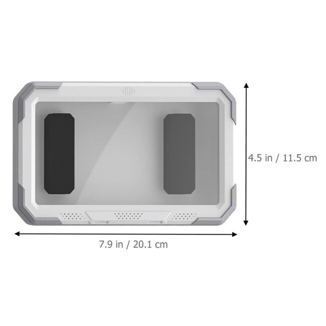 Suport Telefon Ajustabil 360° Impermeabil cu Montare Autoadezivă - Compatibil Universal pentru Baie, Dormitor, Bucătărie, alb