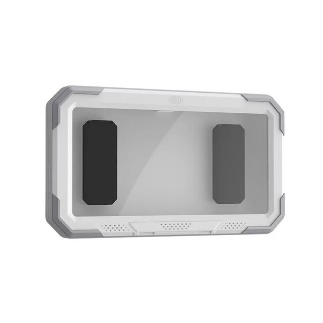 Suport Telefon Ajustabil 360° Impermeabil cu Montare Autoadezivă - Compatibil Universal pentru Baie, Dormitor, Bucătărie, alb