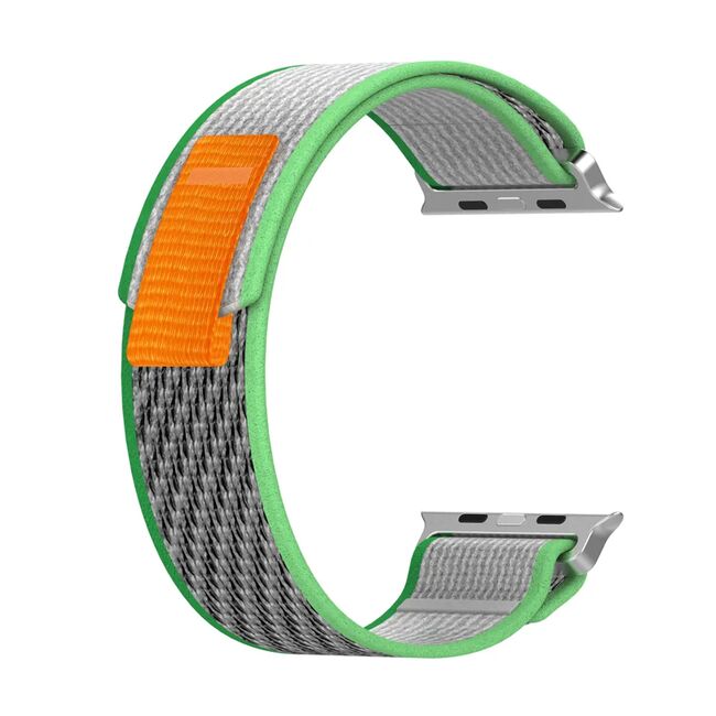 Curea pentru Apple Watch 4, 5, 6, 7, 8, 9, SE, SE2, Ultra, Ultra 2 (38/40/41mm) - verde gri