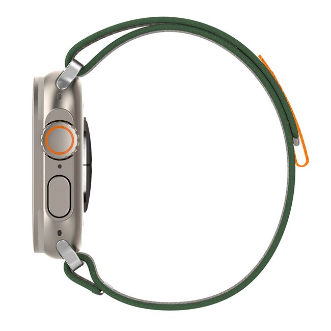 Curea pentru Apple Watch 4, 5, 6, 7, 8, 9, SE, SE2, Ultra, Ultra 2 (38/40/41mm) - verde gri