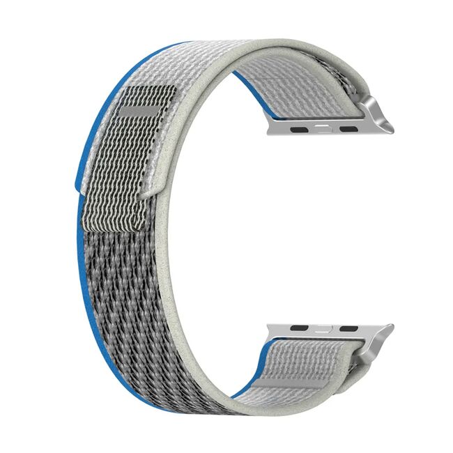 Curea pentru Apple Watch 4, 5, 6, 7, 8, 9, SE, SE2, Ultra, Ultra 2 (42/44/45/49mm) - albastru gri
