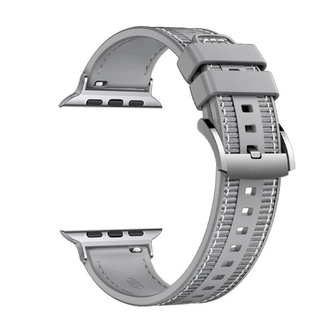 Curea pentru Apple Watch 4, 5, 6, 7, 8, 9, SE, SE2, Ultra, Ultra 2 (42/44/45/49mm) - gri