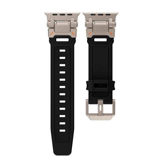 Curea pentru Apple Watch 4, 5, 6, 7, 8, 9, SE, SE2, Ultra, Ultra 2 (42/44/45/49mm) - negru