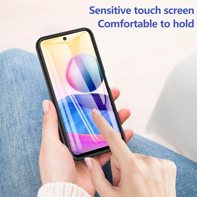 Pachet 360: Husa cu folie integrata pentru  Samsung Galaxy A22 5G Cover360 fata / spate - negru