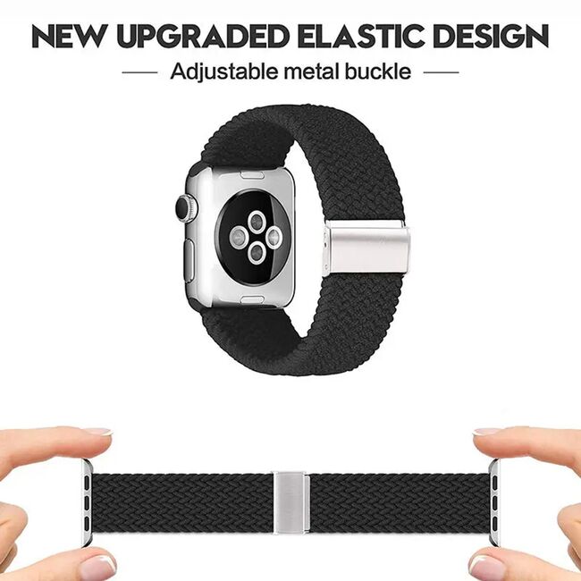 Curea pentru Apple Watch 4, 5, 6, 7, 8, 9, SE, SE2, Ultra, Ultra 2 (38/40/41mm) - galben albastru