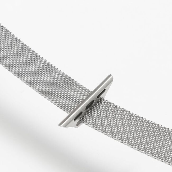 Curea pentru Apple Watch 4, 5, 6, 7, 8, 9, SE, SE2, Ultra, Ultra 2 (38/40/41mm) - argintiu