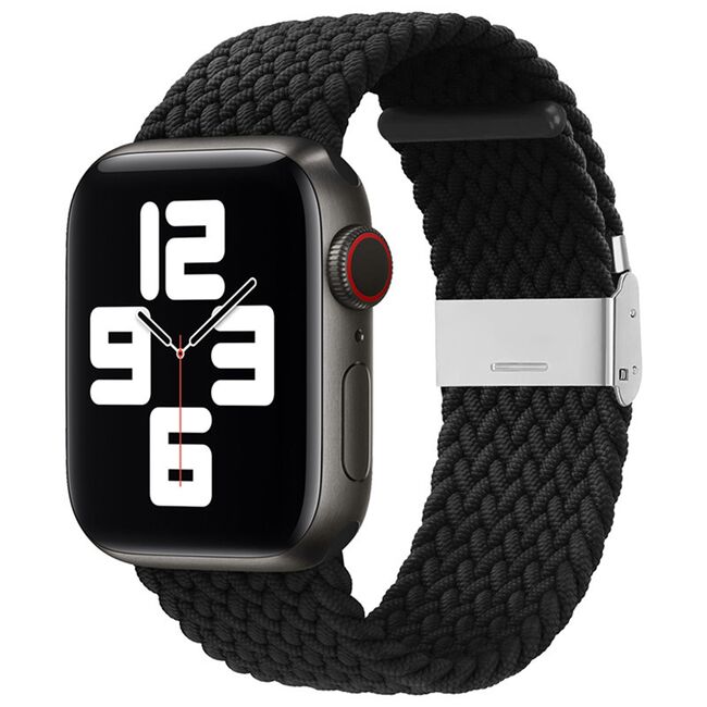 Curea pentru Apple Watch 4, 5, 6, 7, 8, 9, SE, SE2, Ultra, Ultra 2 (38/40/41mm) - negru