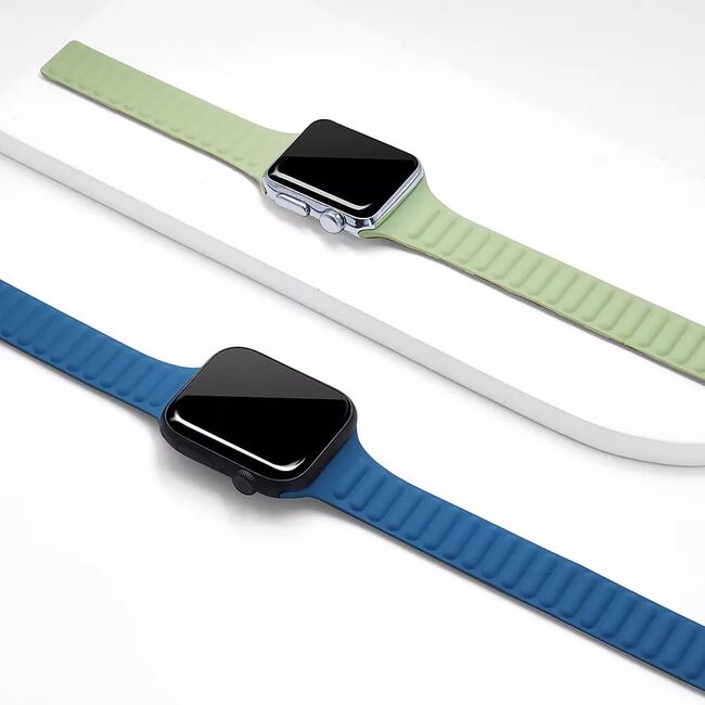 Curea pentru Apple Watch 4, 5, 6, 7, 8, 9, SE, SE2, Ultra, Ultra 2 (38/40/41mm) - portocaliu