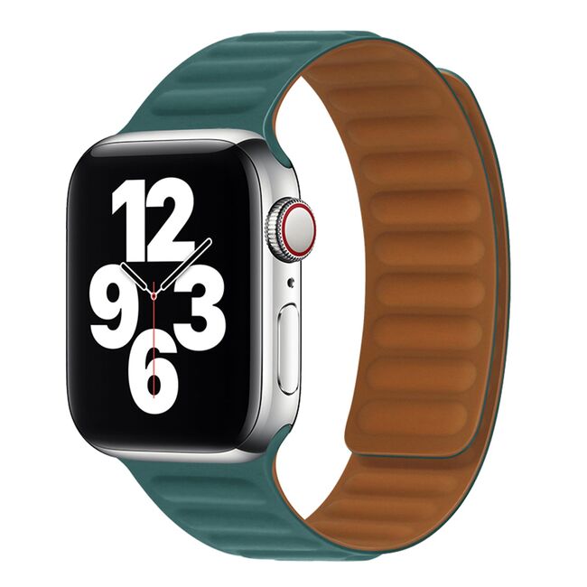 Curea pentru Apple Watch 4, 5, 6, 7, 8, 9, SE, SE2, Ultra, Ultra 2 (38/40/41mm) - turcoaz