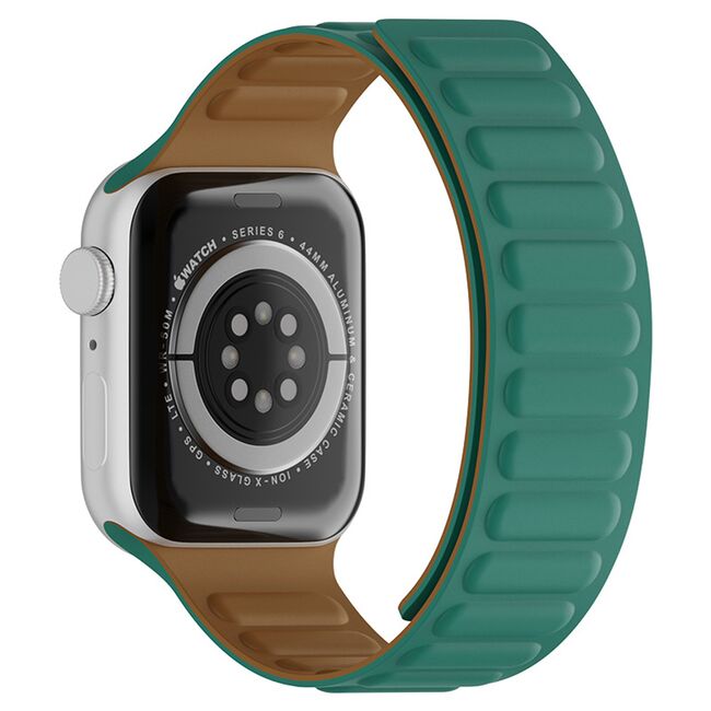 Curea pentru Apple Watch 4, 5, 6, 7, 8, 9, SE, SE2, Ultra, Ultra 2 (38/40/41mm) - turcoaz