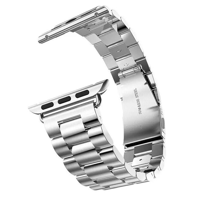 Curea pentru Apple Watch 4, 5, 6, 7, 8, 9, SE, SE2, Ultra, Ultra 2 (42/44/45/49mm) - argintiu