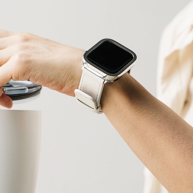 Curea pentru Apple Watch 4, 5, 6, 7, 8, 9, SE, SE2, Ultra, Ultra 2 (42/44/45/49mm) Leather - maro