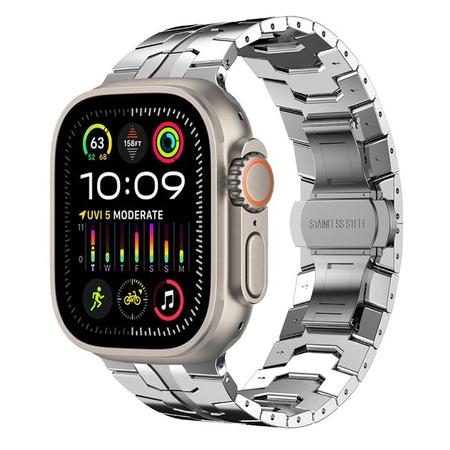 Curea pentru Apple Watch 4, 5, 6, 7, 8, 9, SE, SE2, Ultra, Ultra 2 (42/44/45/49mm) - gri