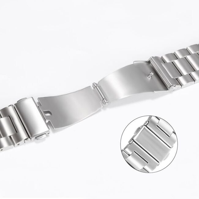 Curea pentru Apple Watch 4, 5, 6, 7, 8, 9, SE, SE2, Ultra, Ultra 2 (42/44/45/49mm) - argintiu