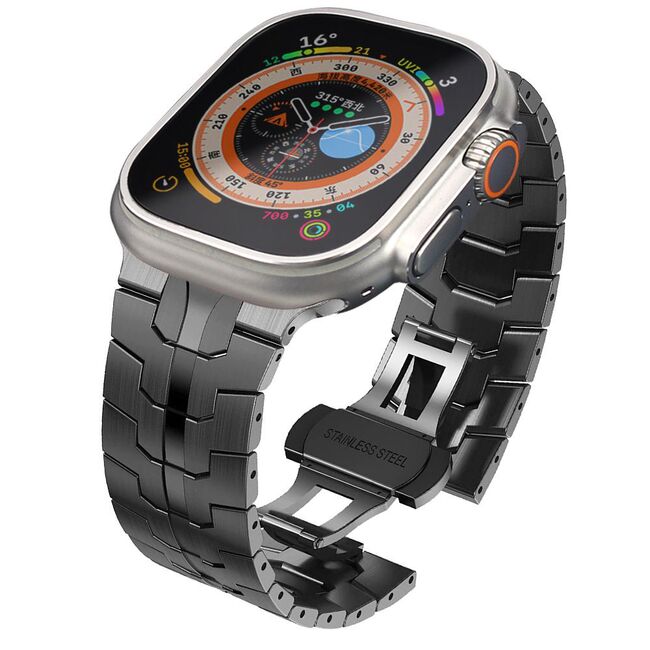 Curea pentru Apple Watch 4, 5, 6, 7, 8, 9, SE, SE2, Ultra, Ultra 2 (42/44/45/49mm) - argintiu