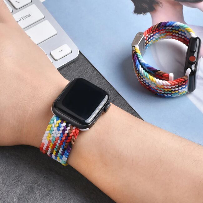 Curea pentru Apple Watch 4, 5, 6, 7, 8, 9, SE, SE2, Ultra, Ultra 2 (42/44/45/49mm) - multicolor