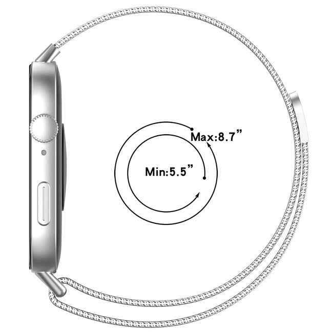 Curea pentru Huawei Fit 3 Steinless Steel - roz