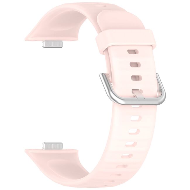 Curea pentru Huawei Fit 3 din silicon - roz