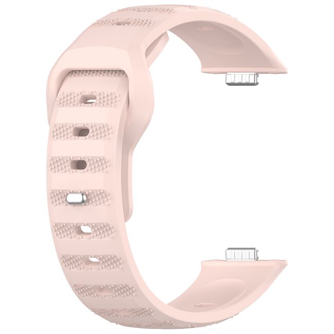 Curea pentru Huawei Fit 3 din silicon - roz deschis