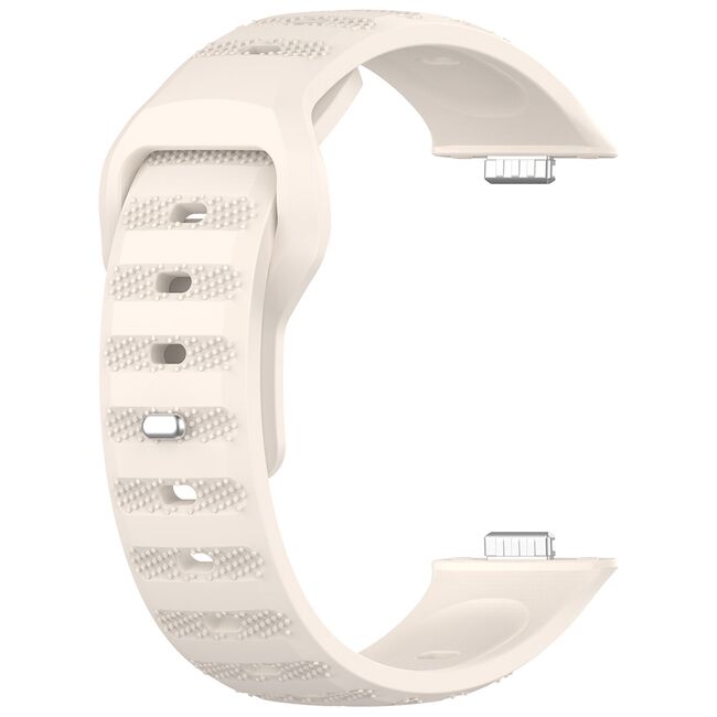 Curea pentru Huawei Fit 3 din silicon - crem