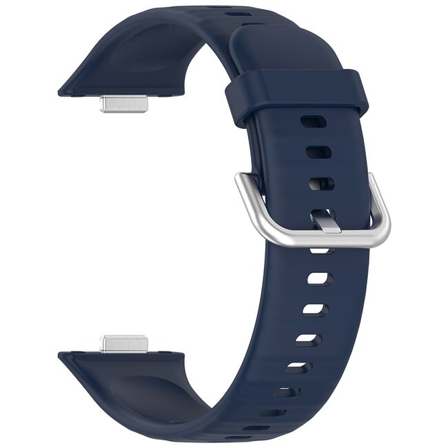 Curea pentru Huawei Fit 3 din silicon - albastru intens