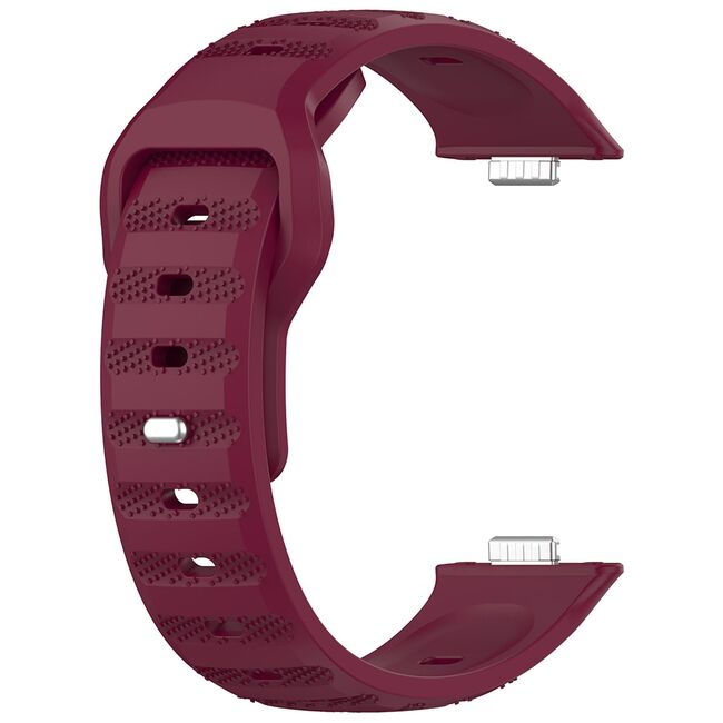 Curea pentru Huawei Fit 3 din silicon - bordeaux